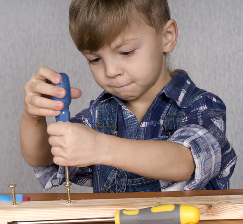 involve your kids in diy projects screws